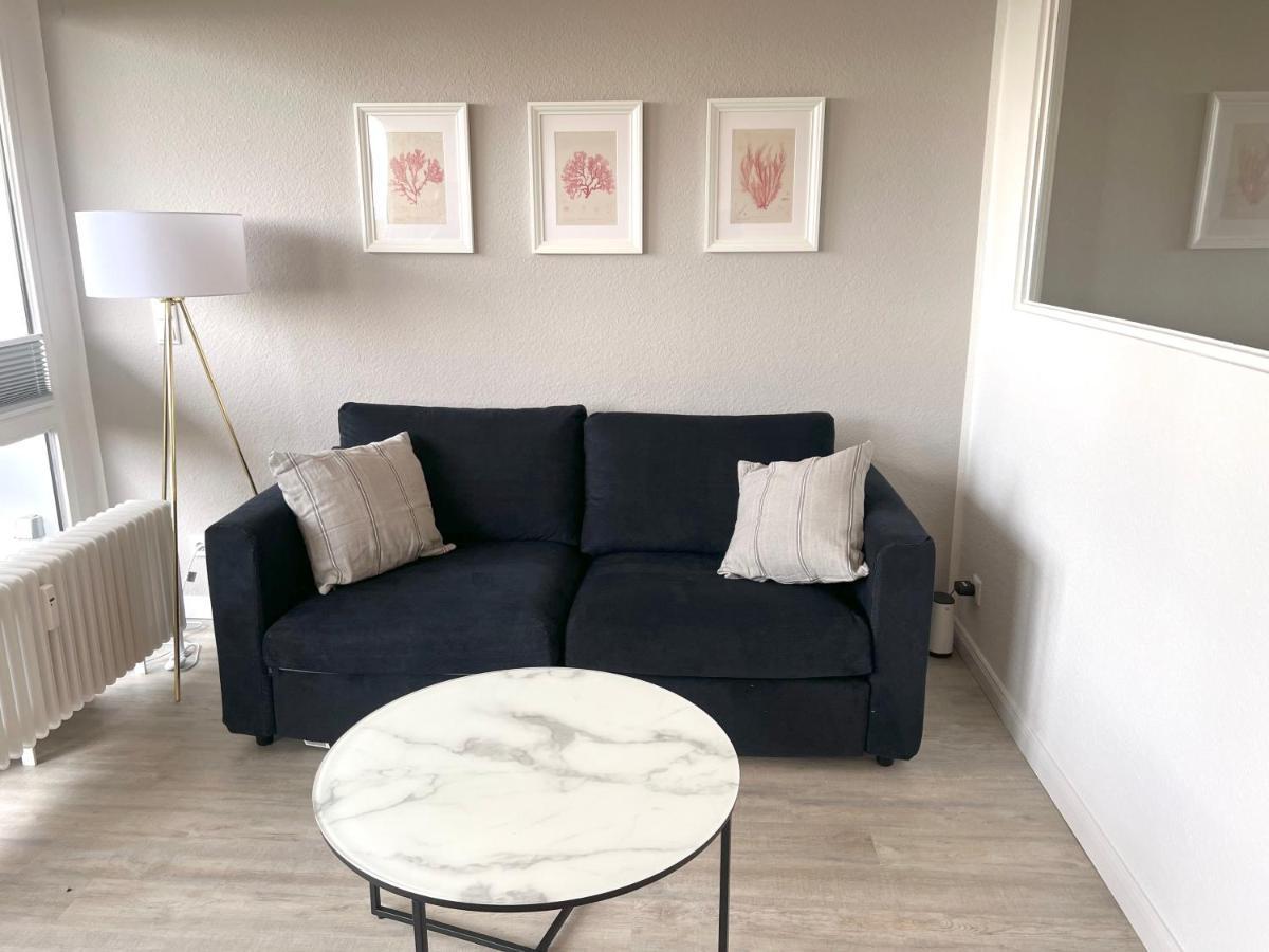 Moderne 3-Zi-Wohnung mit Meerblick direkt am Strand Scharbeutz Exterior foto