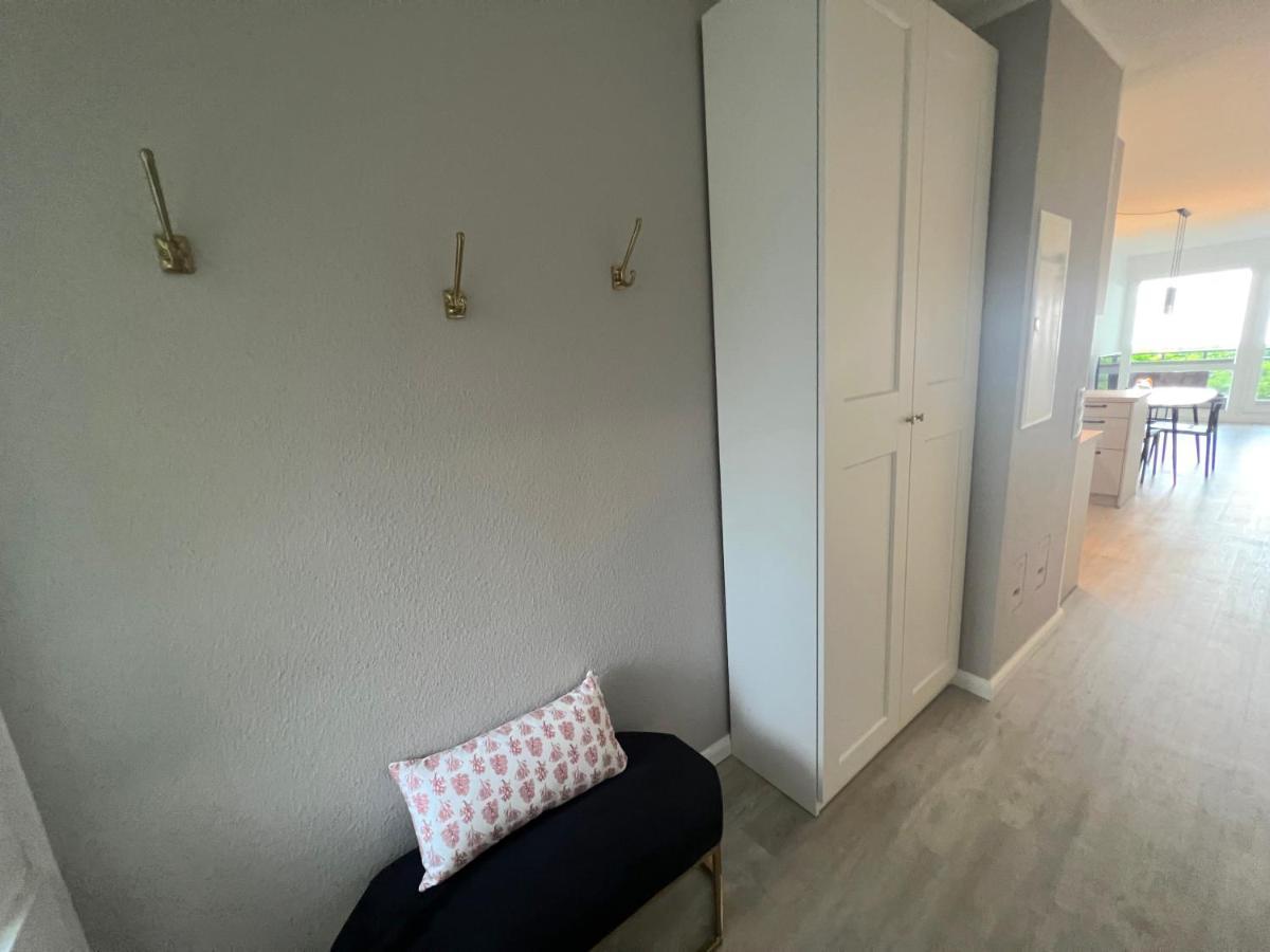 Moderne 3-Zi-Wohnung mit Meerblick direkt am Strand Scharbeutz Exterior foto