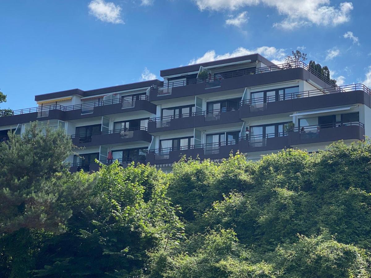 Moderne 3-Zi-Wohnung mit Meerblick direkt am Strand Scharbeutz Exterior foto